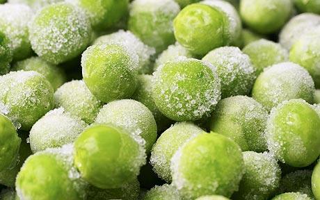 Frozen, peas