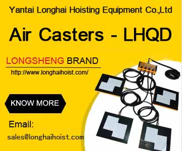 Air Caster System for Moving Heavy Machine