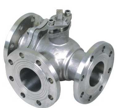 Cast Steel Three-way Ball Valve