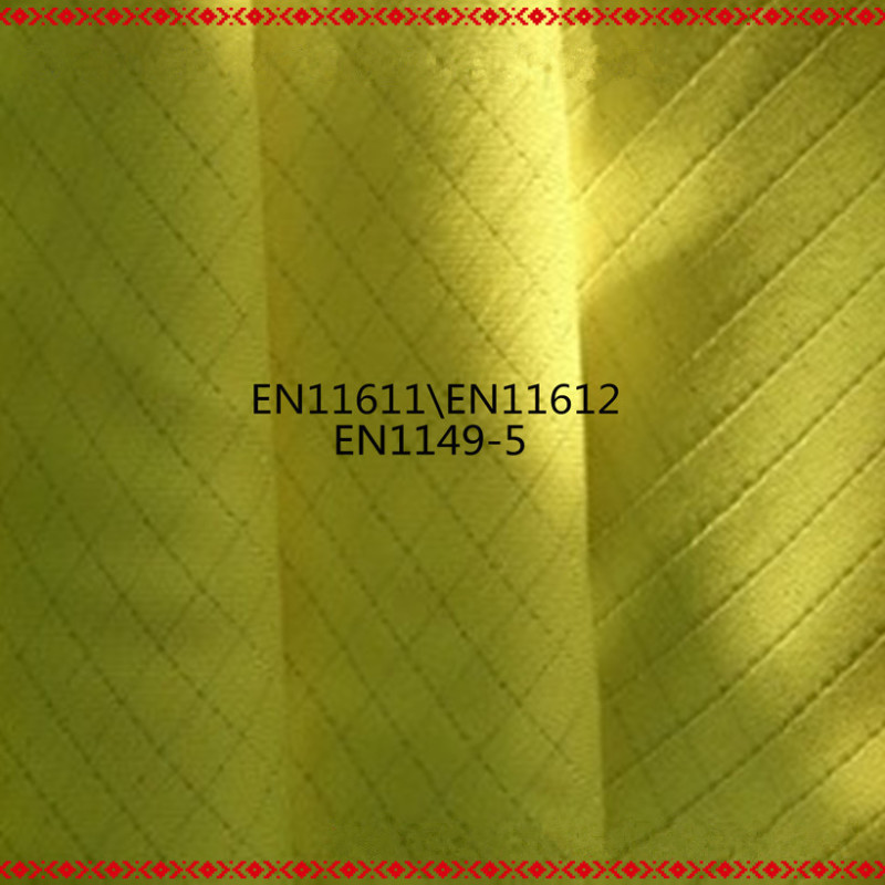 EN1149-5 flame retardant & anti-static fabric for fireproof uniform 340gsm