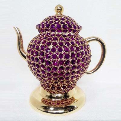 Teapot crystal table lamp M1001-B