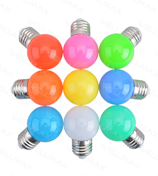LED Color Bulb G45