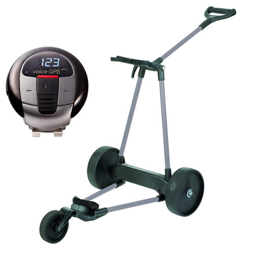 eMotion e3 electric golf trolley with FREE Voice GPS Pro