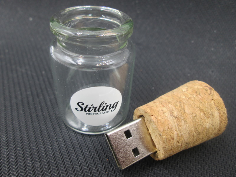 Bottle and cork new usb pendrive