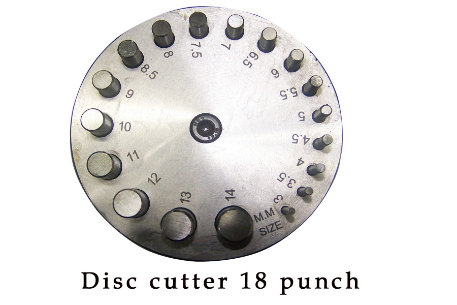Dis cutter 18 Punch - Jewellery Tools in India 