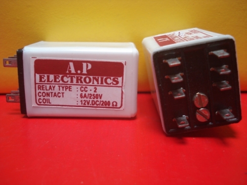 6A 12V 2CO RELAYS AP