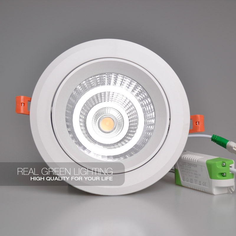 New design led ceiling down light 15w COB epistar chip SMD5730 led down light TV wall light 3000K-6500K 100V-265V