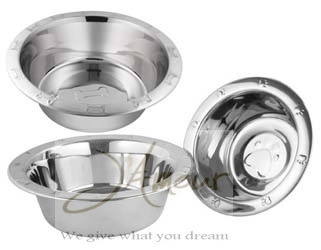 Standard Feed Bowls Top Embossed