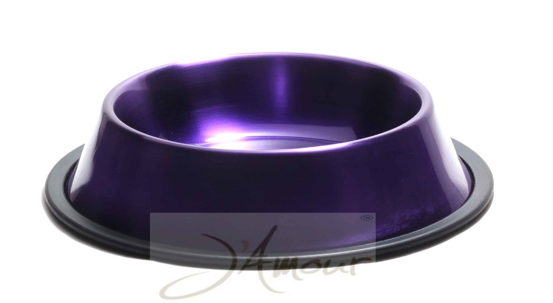Purple Regular Non Skid Bowl