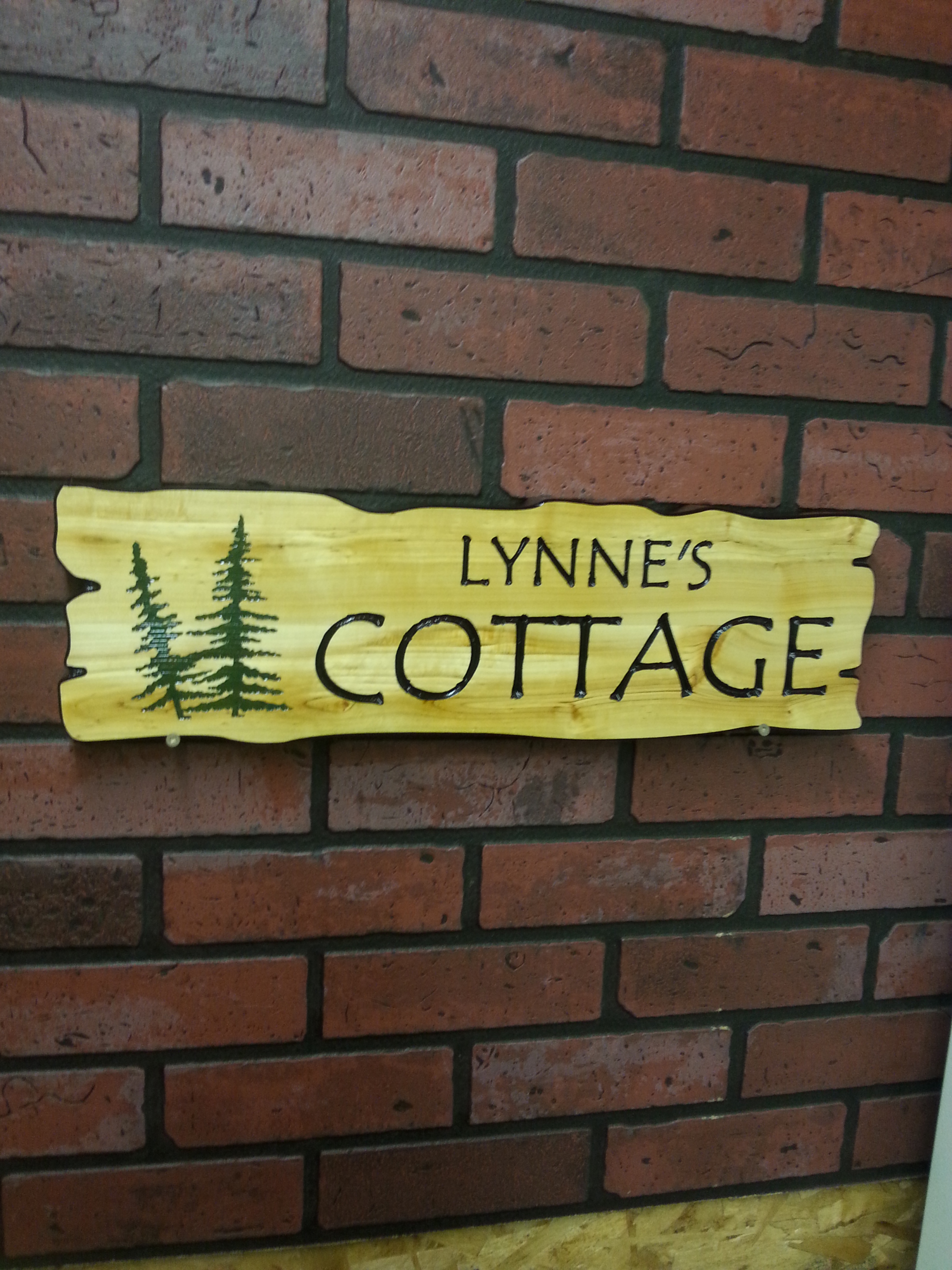 Rustic Cedar Sign