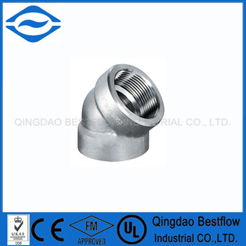 Forged steel pipe fitting
