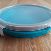 Round Shaped Silicone Folding Crisper