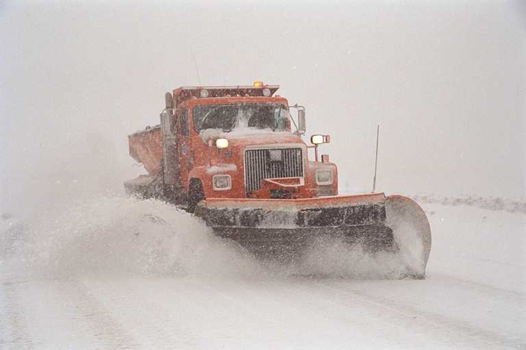 snowplowing
