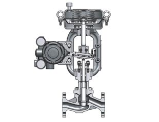Top Guided Single Seated Control Valves