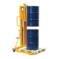 Bariles o drum handling, naglo-load at stacking equipment