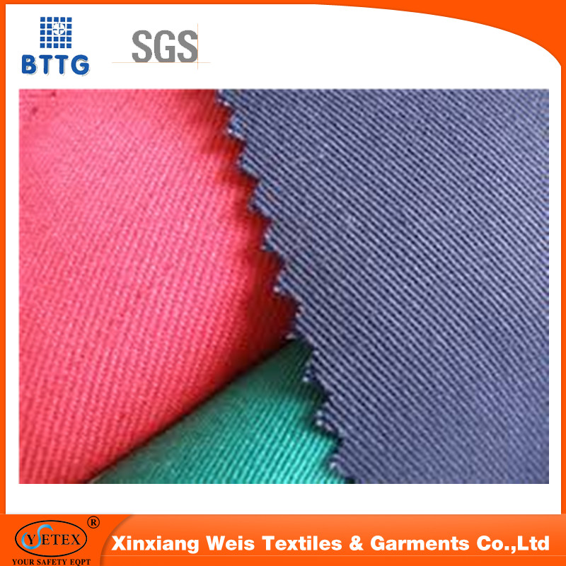 cotton nylon fire retardant workwear fabric