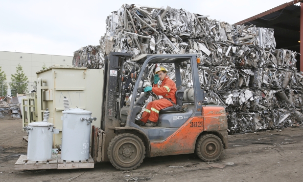 Metal scrap collection and disposal