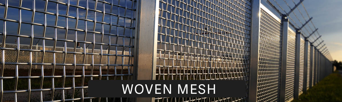 Wire mesh, woven