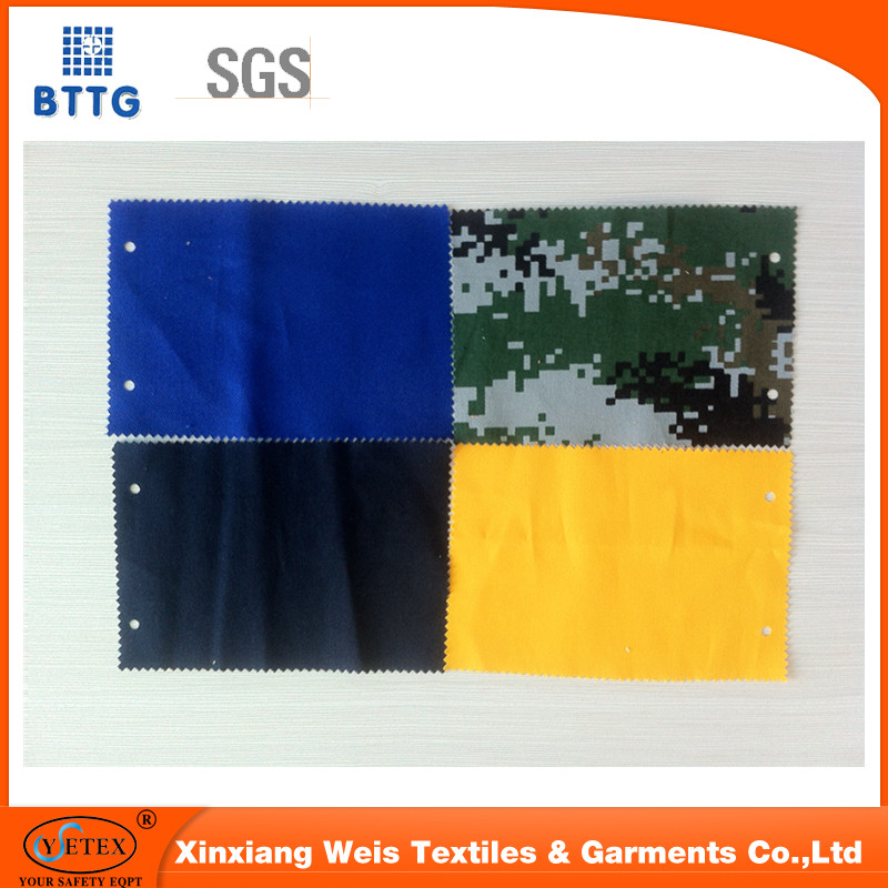 YSETEX NFPA2112 Cotton/nylon Anti-fire camouflage textiles fabric