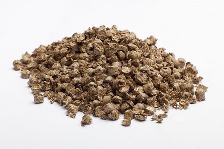 Chopped straw pellets