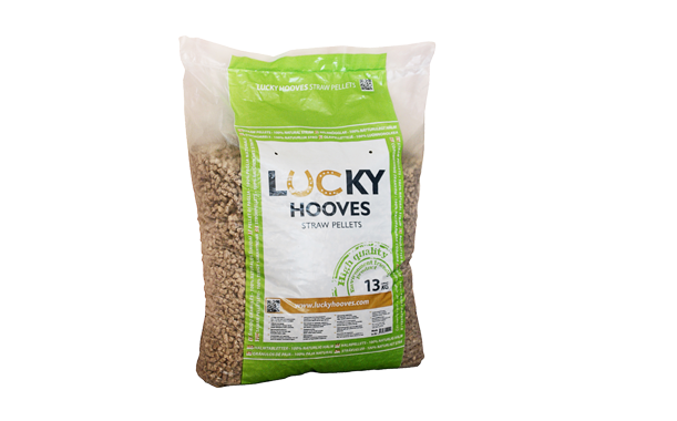 Lucky Hooves wheat straw pellets bedding