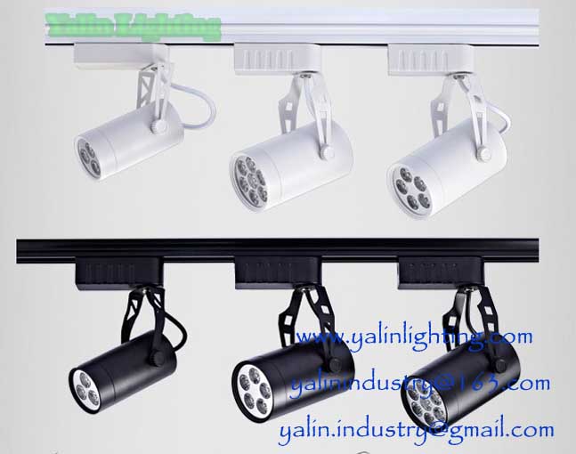 shop LED track light, energy saving showroom high power tracking light, store spotlight