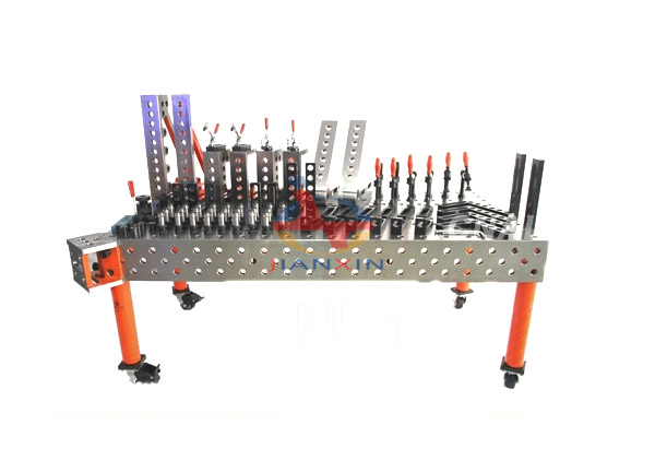 3D flexible welding table