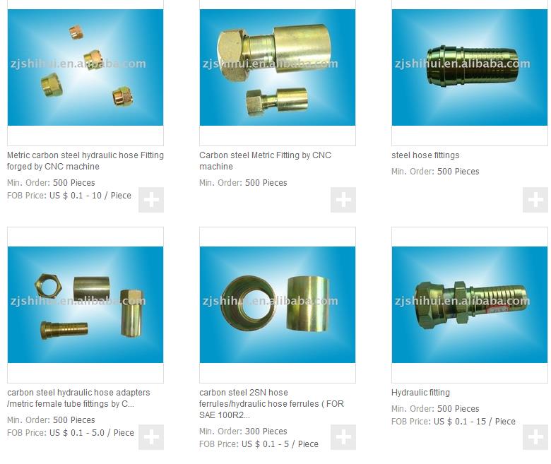 Hydraulic adapter/hydraulic hose fitting/flange/pipe fitting/hose fitting/hydraulic coupling