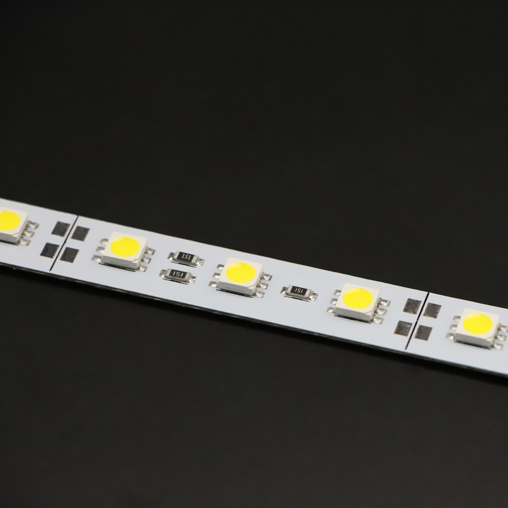 12v 60leds smd 5050 rigid pcb led strip light