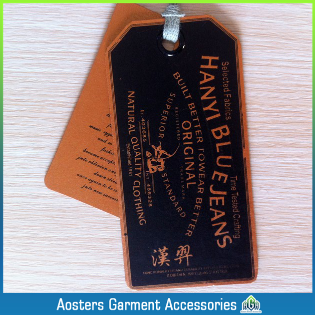 China clothing hang tags