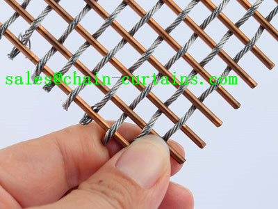 Woven Wire Drapery