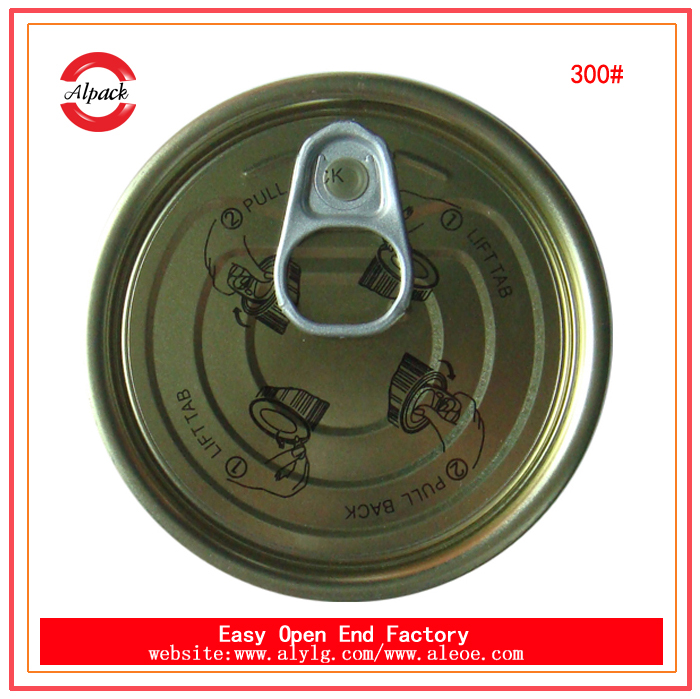 300 tin cans easy open end
