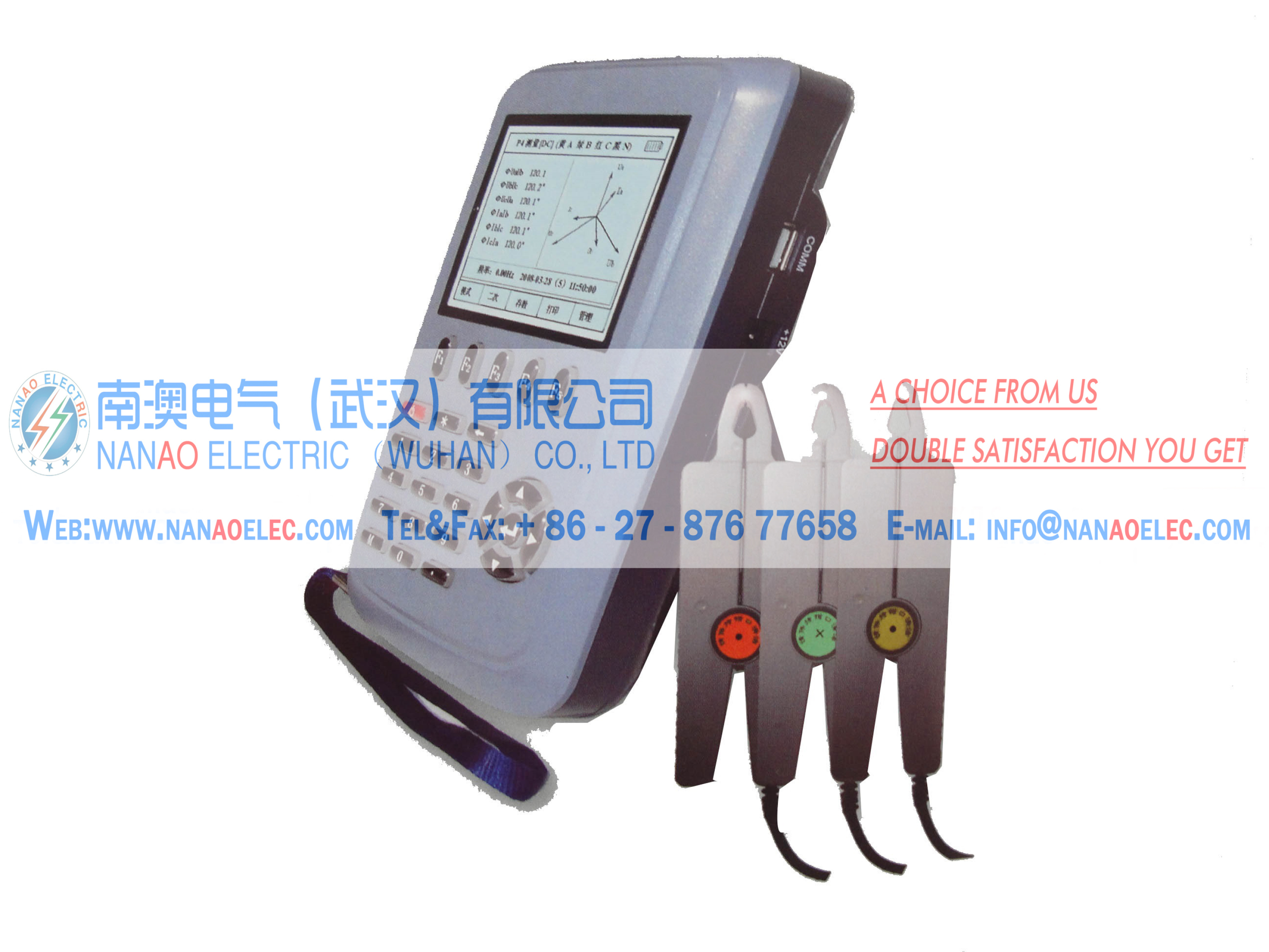 NASMG Three phase Power Check Meter,Multifunction electricity tester, multi-phase electrical tester, electrical tester, three-phase multi-function electrical tester, multifunction power detector