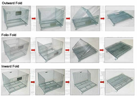 Collapsible Wire Container