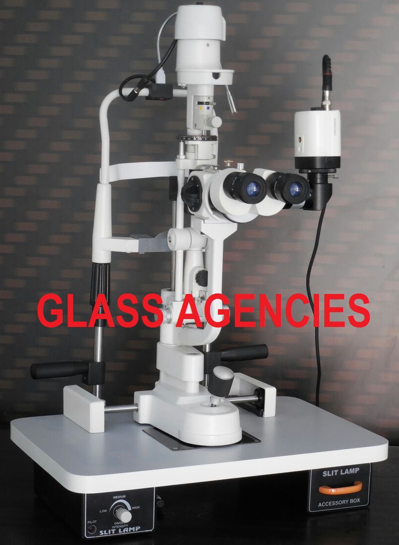 Slit Lamp Haag Streit Type two step with Camera 