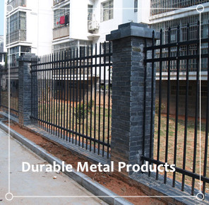 Powder Coated Ornamental Steel Fence