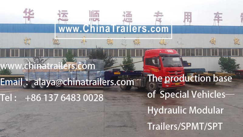 ChinaTrailers manufacture Modular Trailers fully compatible with original Goldhofer THP/SL for Chile