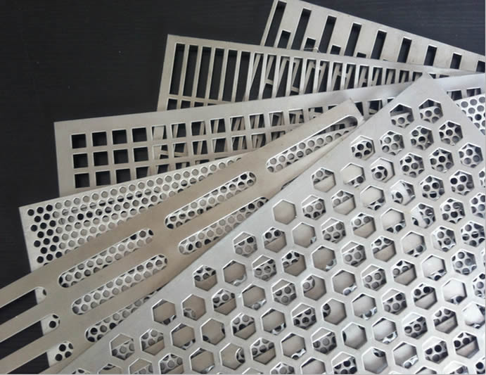 Copper Perforated Sheet Screen