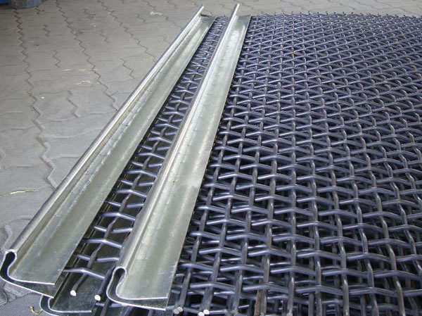 Opening Woven Crimped Square Wire Mesh