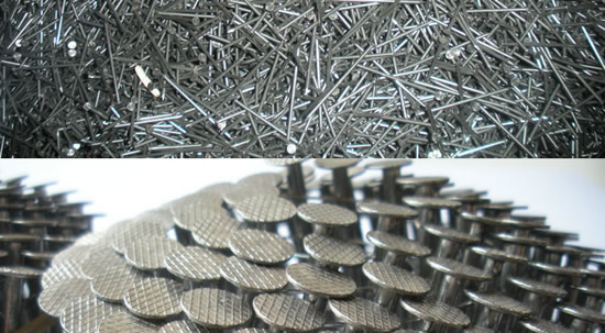 Conical Collated Nails Coil