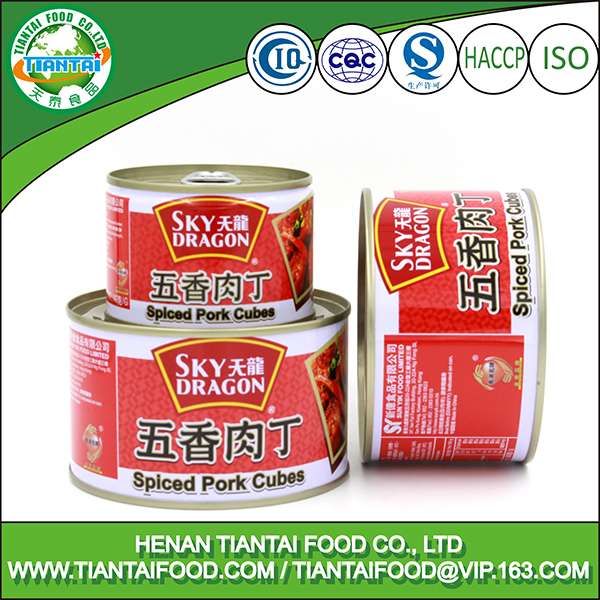 canned spiced pork cubes