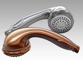 PLASTIC SHOWER PROTOTYPE, PP, PC, PU, PVC, POM, WOODGRAIN FINISH