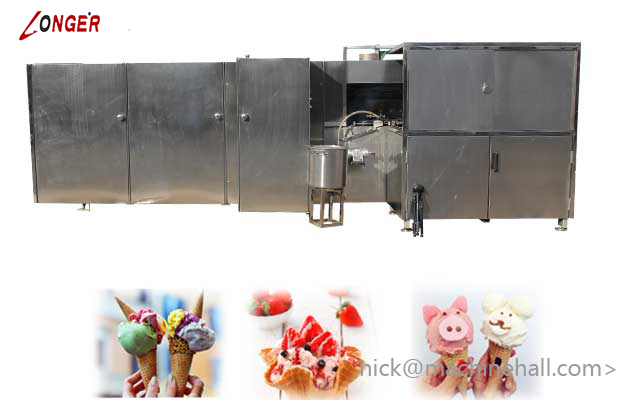 AUTOMATIC ICE CREAM CONE BAKING MACHINE
