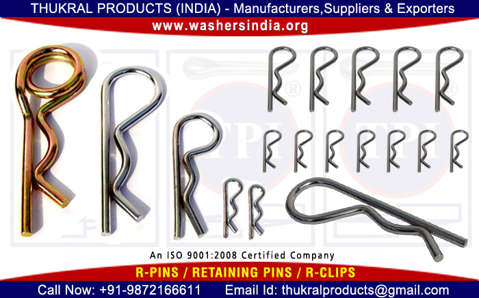R-Pins Double coil R-clips manufactuers in India Punjab 
