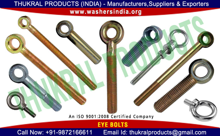 Eye Bolts manufacturers in India Punjab Ludhiana 