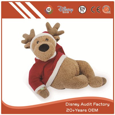  Plush Kids Toys Christmas Filling 100% PP Cotton Embroidery