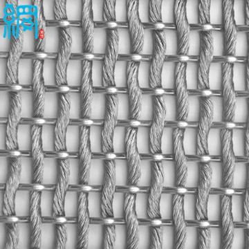 7x7mm cable mesh/rope mesh stainless steel architectural wire mesh from web wire mesh