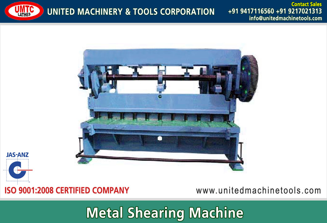 Metal Shearing Machine Manufacturers Exporters in India Punjab Ludhiana