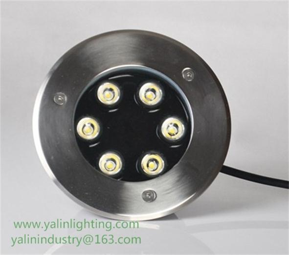 waterproof garden park LED buried light, 6W under floor underground lamp lighting