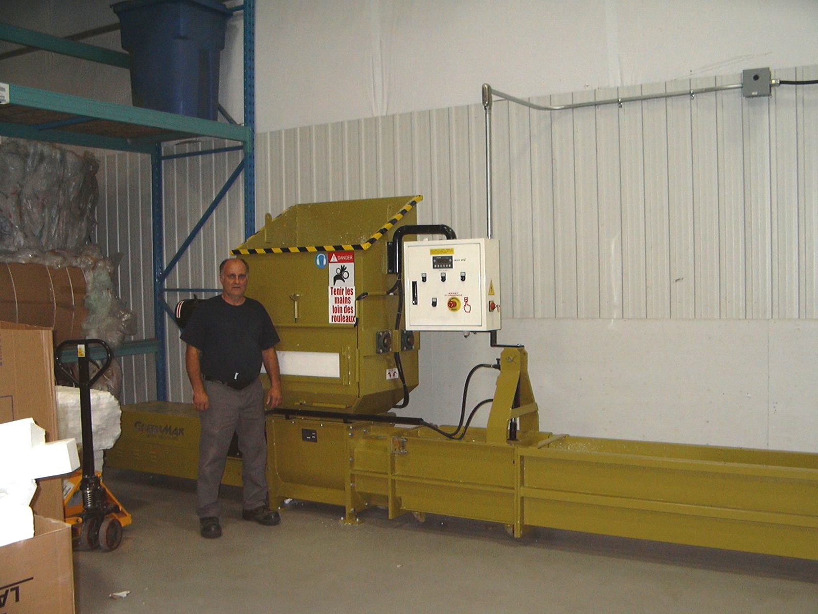 Styrofoam densifier APOLO C200 from GREENMAX